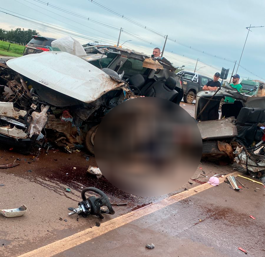 Casal morre após colisão com caminhão baú na BR-163 em Sinop