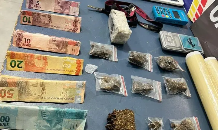 Polícia Militar prende suspeito por tráfico de drogas em Sinop